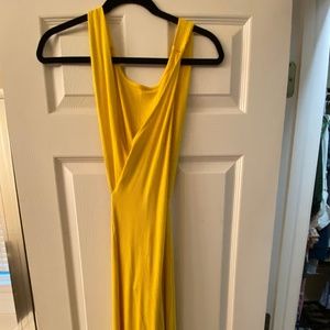Yellow maxi H&M dress